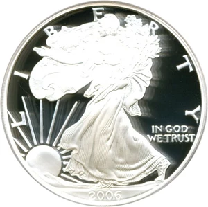image for: 2006-W $1 Silver Eagle - First Strike PCGS Proof 69 DCameo
