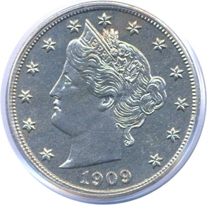 image for: 1909 5c PCGS Proof 66