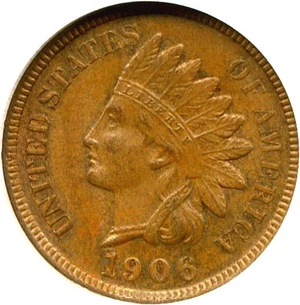 image for: 1906 1c NGC MS64 BN