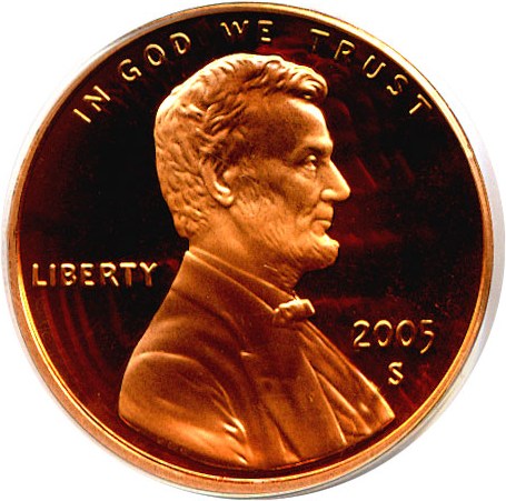 image for: 2005-S 1c  PCGS Proof 69 RD DCameo