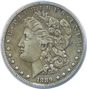 image for: 1889-CC $1 PCGS VF35