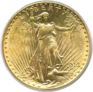 image for: 1913-S $20 PCGS MS61