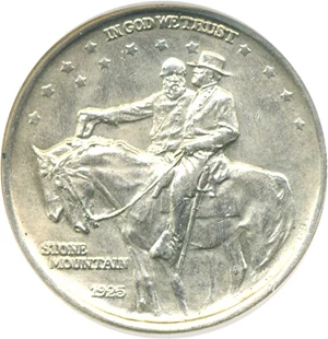 image for: 1925 50c Stone Mountain Memorial DGS AU58