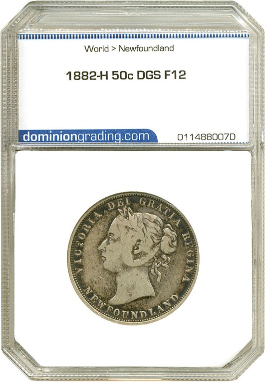 image for: Newfoundland: 1882-H 50c DGS F12