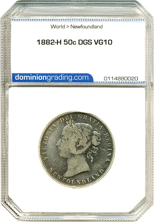 image for: Newfoundland: 1882-H 50c DGS VG10