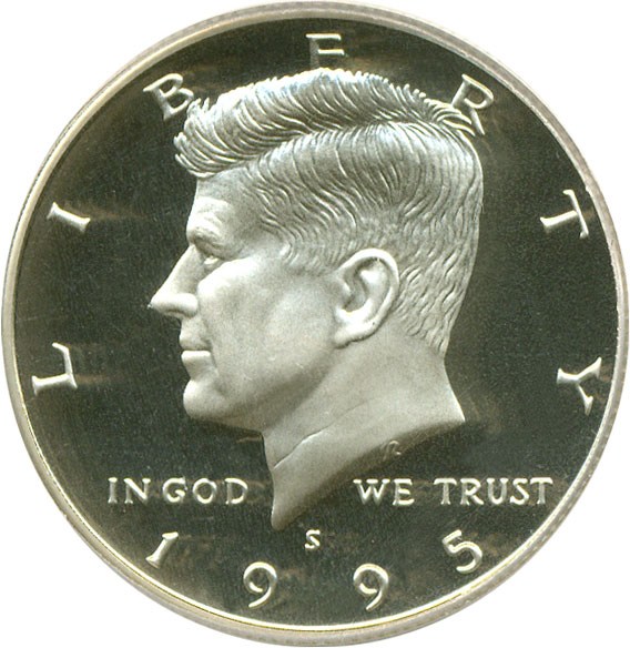 image for: 1995-S 50c  PCGS Proof 69 DCameo