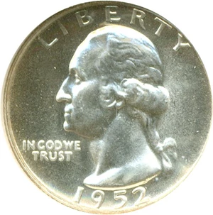 image for: 1952 25c DGS Proof 64