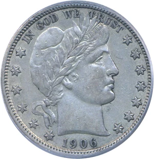 image for: 1906 50c PCGS XF45