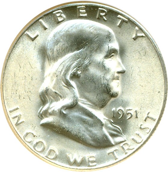 image for: 1951-S 50c  NGC MS65 