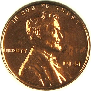 image for: 1941 1c NGC Proof 65 RD