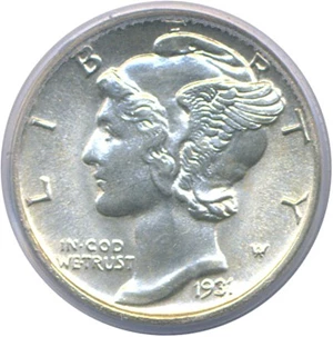 image for: 1931 10c PCGS MS64 FB