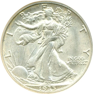image for: 1935-D 50c DGS AU58