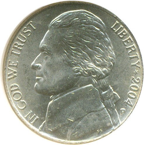 image for: 2004-P 5c Peace Medal - Handshake DDO NGC MS63 (FS2004-P-111)