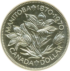 image for: Canada: 1970 $1 DGS PL66 Manitoba