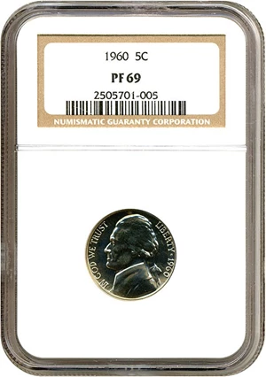 image for: 1960 5c NGC Proof 69