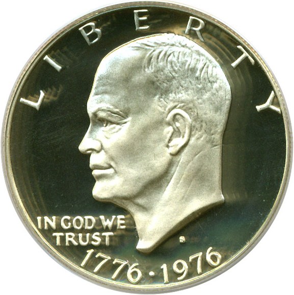 image for: 1976-S $1 Silver PCGS Proof 69 DCameo