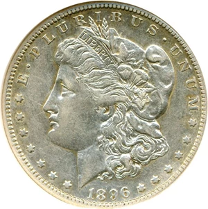image for: 1896-S $1 NGC AU53