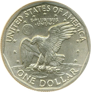 image for: 1979-P SBA$ PCI MS63 *Mint Error - Struck Through Grease*