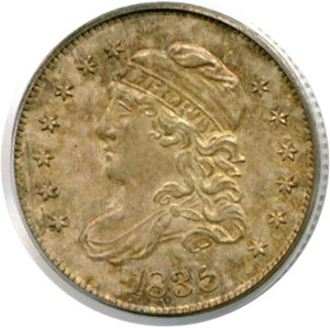 image for: 1835 H10C Large Date, Small 5C PCGS MS63