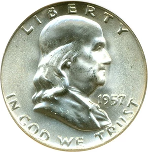 image for: 1957-D 50c NGC MS65 FBL