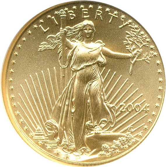 image for: 2004 $25 Gold Eagle NGC MS69 