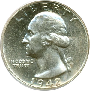 image for: 1942 25c PCGS Proof 66