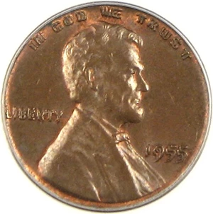 image for: 1955/1955 1c Doubled Die PCGS/CAC MS65 BN