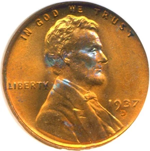 image for: 1937-D 1c NGC MS67 RD