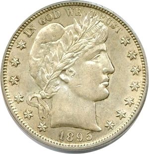 image for: 1895-S 50c PCGS AU55