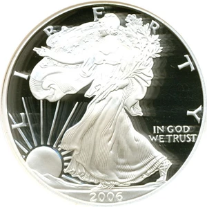 image for: 2006-W $1 Silver Eagle NGC Proof 69 UCameo
