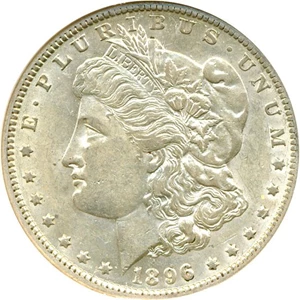 image for: 1896-O $1 NGC AU58