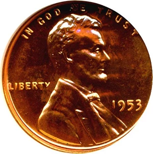 image for: 1953 1c ANACS Proof 65 RD