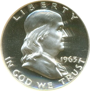 image for: 1963 50c NGC Proof 68 Cameo