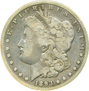 image for: 1893-CC $1 DGS VG8