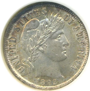 image for: 1892 10c NGC MS62