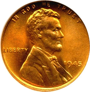 image for: 1945 1c NGC MS67 RD