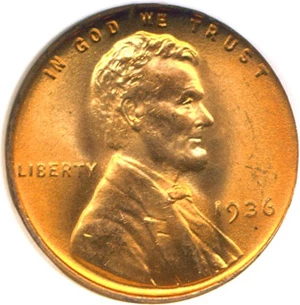 image for: 1936 1c NGC MS67 RD