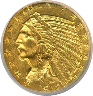 image for: 1912 $5 ICG MS63