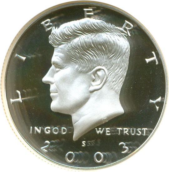 image for: 2003-S 50c Silver NGC Proof 70 UCameo