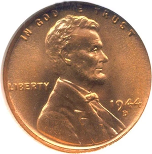 image for: 1944-D 1c NGC MS67 RD