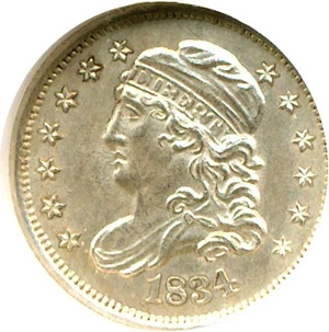 image for: 1834 H10c NGC MS64
