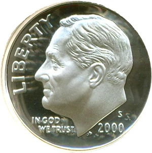 image for: 2000-S 10c Silver NGC Proof 69 UCameo