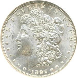 image for: 1897 $1 NGC MS64