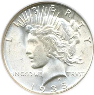 image for: 1935-S $1 NGC MS65