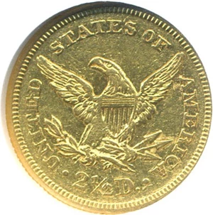 image for: 1840 $2 1/2 NGC AU53