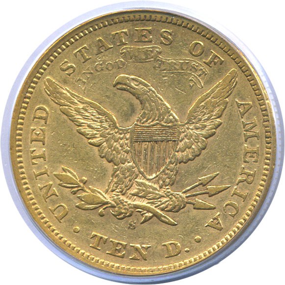 image for: 1878-S $10  PCGS XF40 