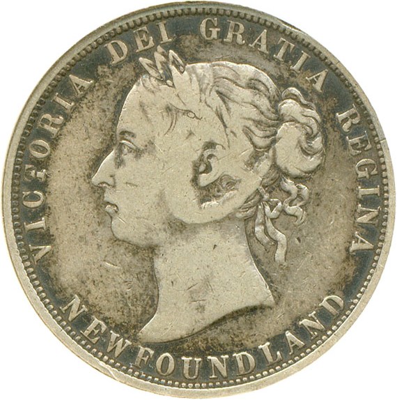 image for: Newfoundland: 1882-H 50c DGS F12