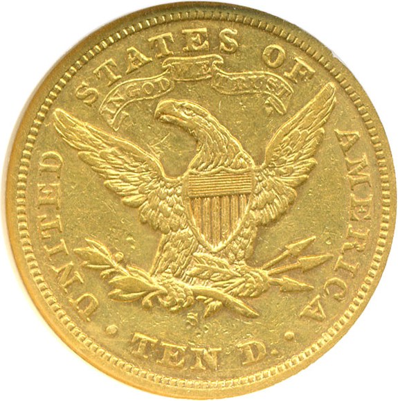 image for: 1878-S $10  NGC XF45