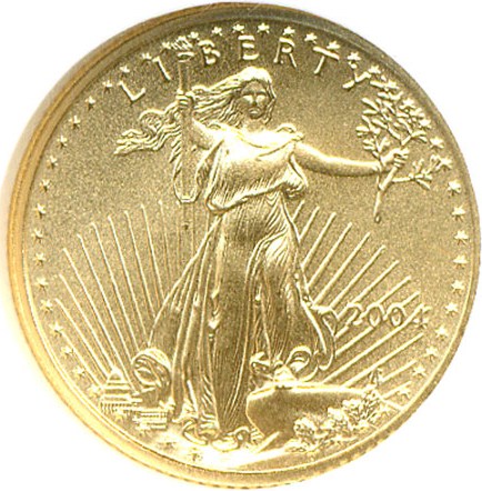 image for: 2004 $5 Gold Eagle NGC MS69 