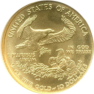image for: 2004 $10 Gold Eagle NGC MS69